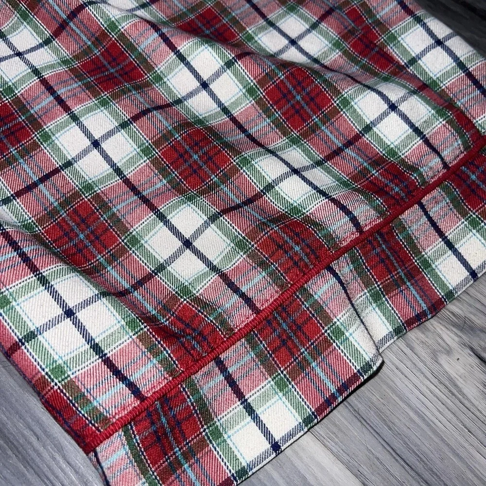 Disney Store Mickey Mouse Pajama Set Mens XL Red Plaid Light Flannel Christmas - Picture 15 of 16